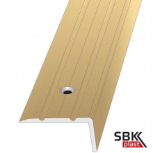 ПО-24/10 угловой алюминиевый  порог с насечками